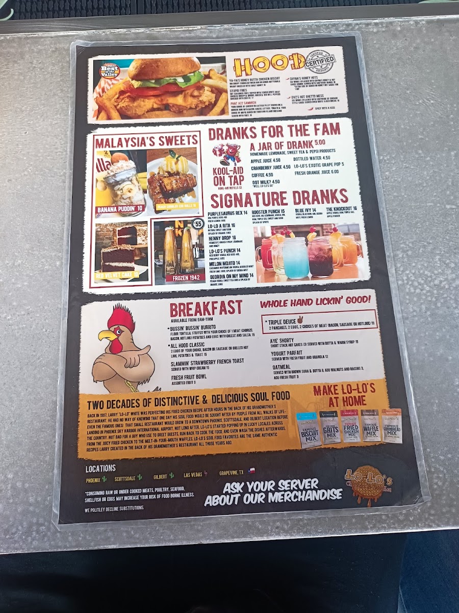 Lo-Lo's Chicken & Waffles Menu - Image 2