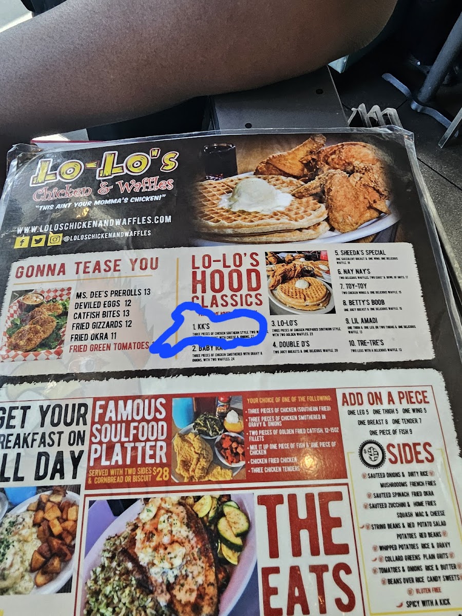 Lo-Lo's Chicken & Waffles Menu - Image 5